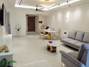 Living Room in 3 BHK Apartment at Ikon Queens Tower, Mohammadwadi – for Sale