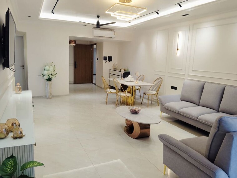 Living Room, ikon-queens-tower 3 Bedroom 1180 Sq.Ft. Apartment In Mohammadwadi Pune 9932410