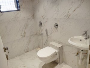 Bathroom in 3 BHK Apartment at Ikon Queens Tower, Mohammadwadi – for Sale