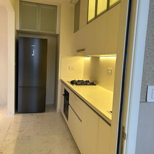 Kitchen in 1 BHK Apartment at Bhartiya City Leela Residences, Thanisandra – for Rent