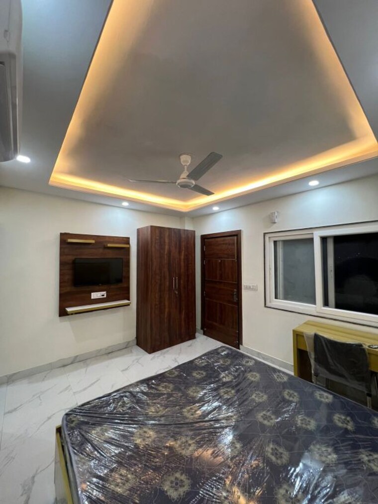 Bedroom, minarch-tower 1 RK 430 Sq.Ft. Builder Floor In Sector 44 Gurgaon 9998440