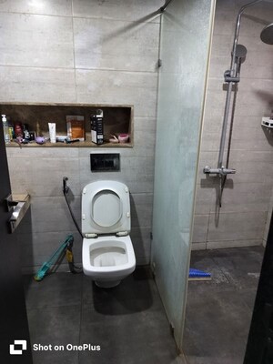 Bathroom in 3 BHK Apartment at Kolte Patil 24K Stargaze, Bavdhan – for Rent