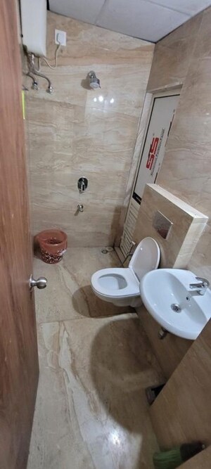 Bathroom in 1 BHK Apartment at Siddhi Highland Gardens, Dhokali – for Rent
