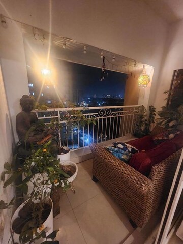 Living Room in 4 BHK Apartment at Hill Ridge Springs, Gachibowli – for Rent