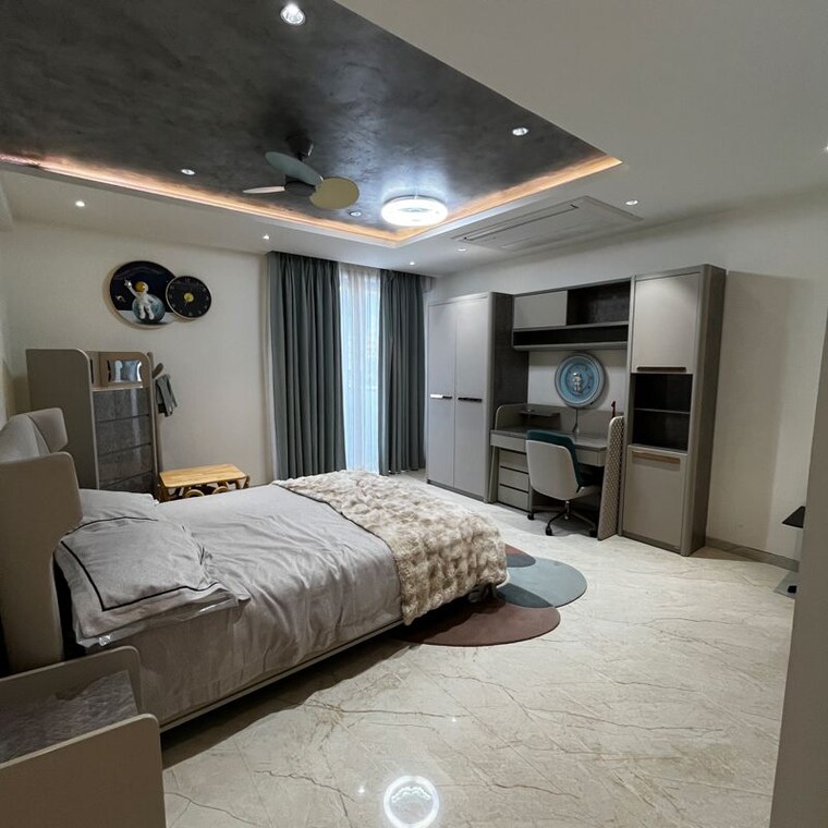 Bedroom, rajapushpa-provincia 3 Bedroom 1715 Sq.Ft. Apartment In Narsingi Hyderabad 9998627