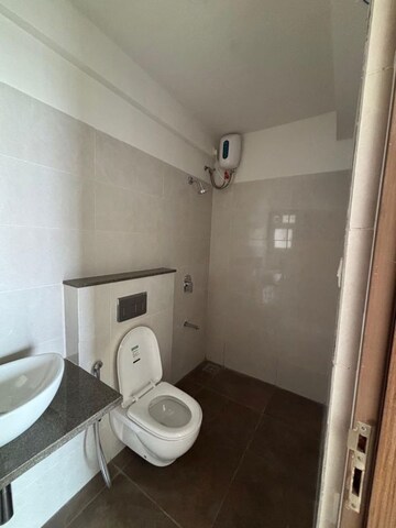 Bathroom in 2 BHK Apartment at Shapoorji Pallonji BKC 28, Bandra East – for Rent