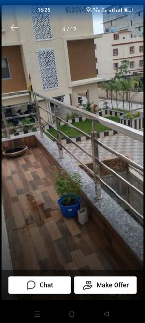 Balcony in 3 BHK Apartment at Kantatoli – for Rent