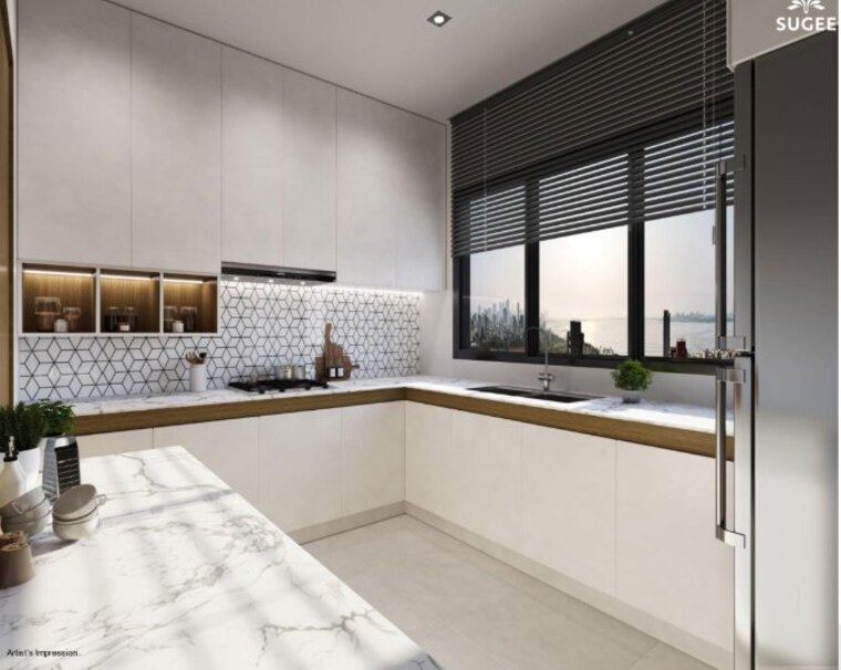 Kitchen, sugee-vijayshree 3 Bedroom 1300 Sq.Ft. Apartment In Dadar West Mumbai 9998656