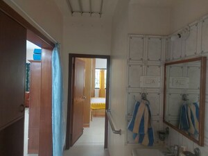 Bathroom in 3 BHK Apartment at Vanaz Corner, Kothrud – for Rent