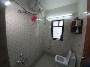 Bathroom in 3 BHK Apartment at Vanaz Corner, Kothrud – for Rent