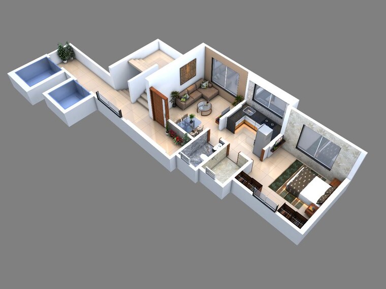 Floor Plan, tendulkar-mangesh-residency 1 Bedroom 470 Sq.Ft. Apartment In Dadar West Mumbai 9952106