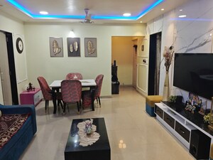 Living Room in 2.5 BHK Apartment at Viman Nagar – for Rent