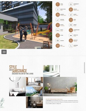 Floor Plan in 1 BHK Apartment at Maanvi Sai Asspire, Hadapsar – for Sale