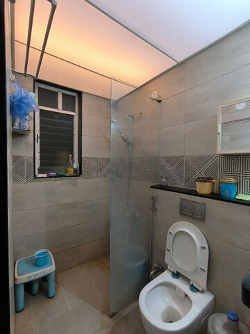 Bathroom in 2 BHK Apartment at Rama Fusion Towers Phase 2, Hinjewadi – for Rent