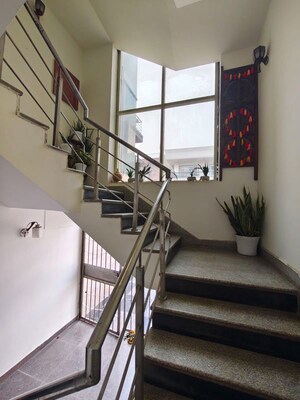 Staircase in 4 BHK Builder Floor at Sector 4 – for Rent