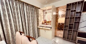 Hall in 3 BHK Apartment at Siddhi The Aristo, Shiprapath – for Rent