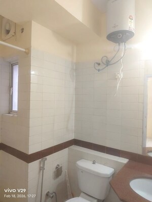 Bathroom in 3 BHK Apartment at DLF Belvedere Towers, Sector 24 – for Rent