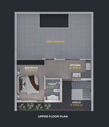 Floor Plan in 3 BHK Villa at Sector 125 – for Sale