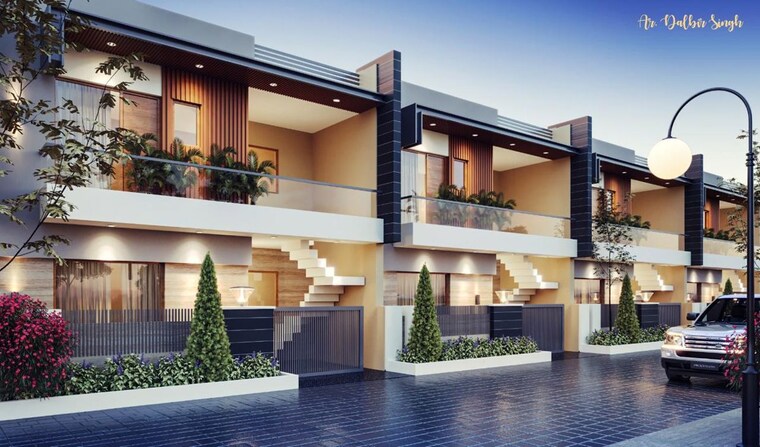 Exterior View, sector 125 3 Bedroom 102 Sq.Yd. Villa In Sector 125 Mohali 9994043