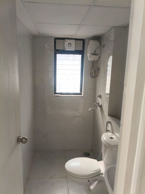 Bathroom in 2 BHK Apartment at Runwal Gardens Phase I, Dombivli East – for Rent