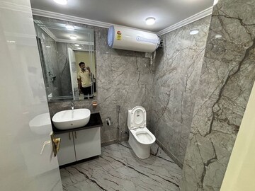 Bathroom in 4 BHK Apartment at Sarita Vihar – for Sale