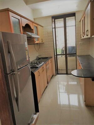 Kitchen in 1 BHK Apartment at Lake Florence, Powai – for Rent