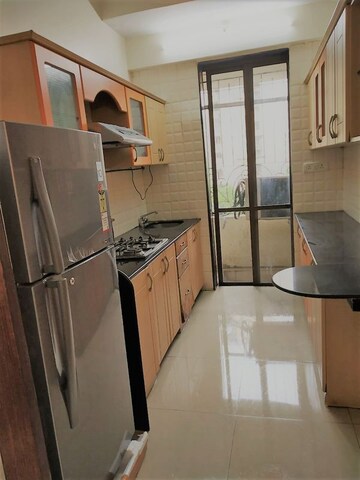 Kitchen in 1 BHK Apartment at Lake Florence, Powai – for Rent