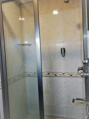 Bathroom in 1 BHK Apartment at Lake Florence, Powai – for Rent