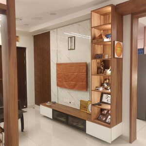 Living Room in 2.5 BHK Apartment at My Home Tridasa, Tellapur – for Sale