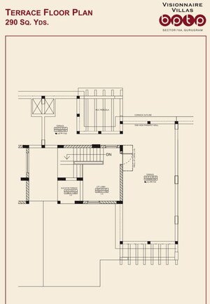 Floor Plan in 5 BHK Villa at BPTP Astaire Gardens Cezanne Villas, Sector 70a – for Sale