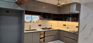 Kitchen in 3 BHK Apartment at Aparna Sarovar Zicon, Nallagandla – for Sale