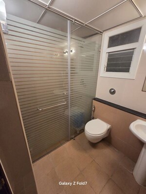 Bathroom in 2 BHK Apartment at Puravankara Palm Beach, Hennur – for Rent