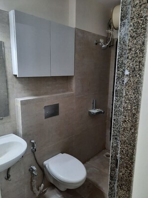 Bathroom in 1 BHK Apartment at Kanakia Spaces Zen World, Kanjurmarg East – for Rent