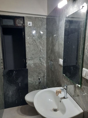 Bathroom in 1 BHK Apartment at Kanakia Spaces Zen World, Kanjurmarg East – for Rent