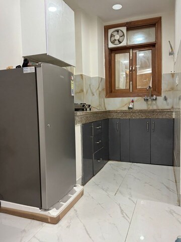 Kitchen in 2 BHK Builder Floor at Saket – for Rent