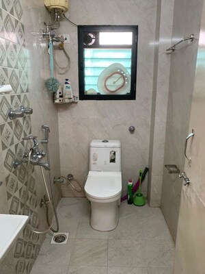 Bathroom in 1 BHK Apartment at Twist Land Apartment, Nerul – for Rent