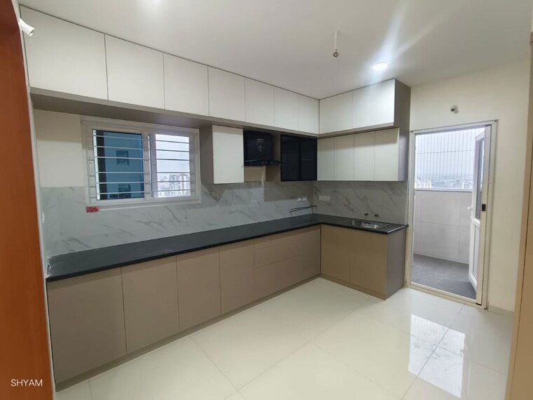 Kitchen, aparna-hights-ii 3 Bedroom 1500 Sq.Ft. Apartment In Kondapur Hyderabad 10000032
