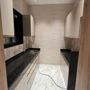 Kitchen in 1 BHK Apartment at The Baya Sunrise, Kohinoor Mill – for Sale