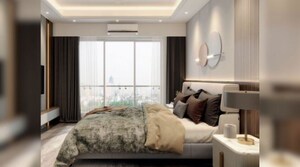 Bedroom in 3 BHK Apartment at Techno Aakasa Shivaji Park, Mahim – for Sale