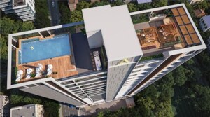 Balcony in 3 BHK Apartment at Techno Aakasa Shivaji Park, Mahim – for Sale