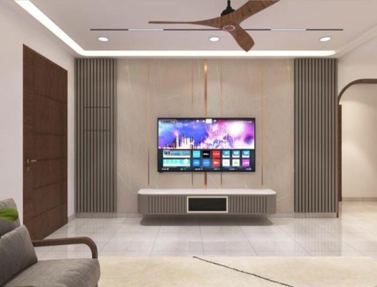 Living Room, prestige-beverly-hills 3 Bedroom 2124 Sq.Ft. Apartment In Kokapet Hyderabad 10000048