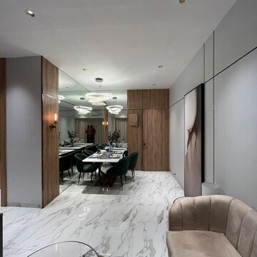 Dining area in 2 BHK Apartment at The Baya Sunrise, Kohinoor Mill – for Sale