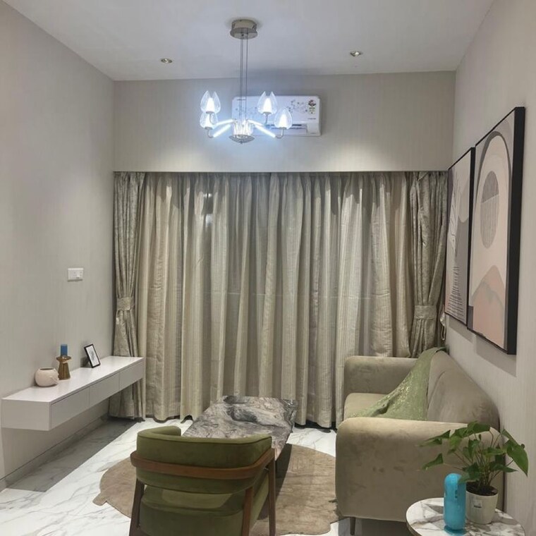 Living Room, the-baya-sunrise 2 Bedroom 625 Sq.Ft. Apartment In Kohinoor Mill Mumbai 10000122