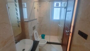 Bathroom in 3 BHK Builder Floor at Anant Raj Ashok Estate, Sector 63a – for Rent