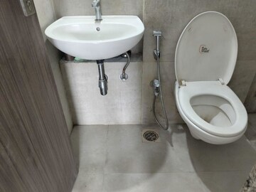 Bathroom in 1 BHK Apartment at Kanakia Spaces Zen World, Kanjurmarg East – for Rent