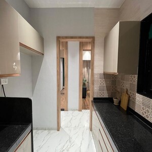 Kitchen in 2 BHK Apartment at The Baya Sunrise, Kohinoor Mill – for Sale