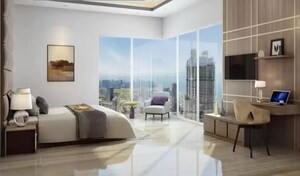 Bedroom in 3 BHK Apartment at Suraj Palette, Dadar West – for Sale