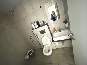 Bathroom in 1 BHK Apartment at Godrej Green Vistas, Mahalunge – for Rent