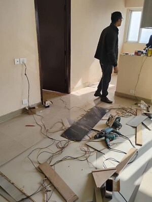 Team Area in 1 BHK Apartment at Amrapali Ivory Heights, Amrapali Dream Valley – for Rent