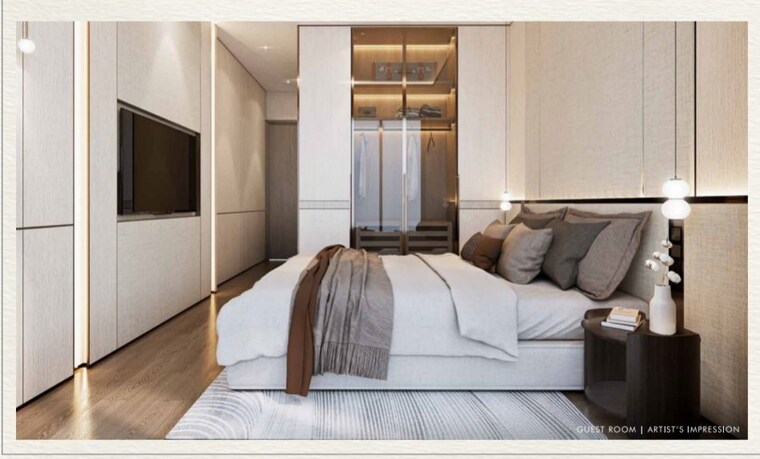 Bedroom, rustomjee-crescent 3 Bedroom 1418 Sq.Ft. Apartment In Pali Hill Mumbai 10000369